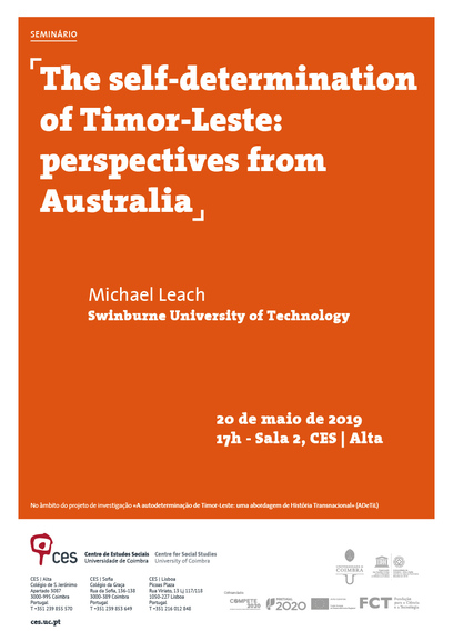 The self-determination of Timor-Leste: perspectives from Australia<span id="edit_23305"><script>$(function() { $('#edit_23305').load( "/myces/user/editobj.php?tipo=evento&id=23305" ); });</script></span>