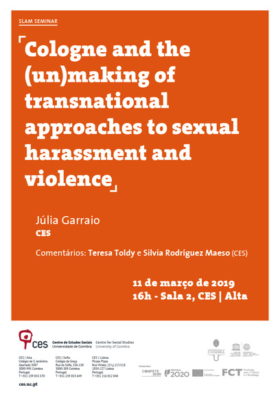 Cologne and the (un)making of transnational approaches to sexual harassment and violence<span id="edit_23580"><script>$(function() { $('#edit_23580').load( "/myces/user/editobj.php?tipo=evento&id=23580" ); });</script></span>