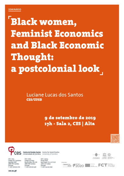 Black women, Feminist Economics and Black Economic Thought: a postcolonial look<span id="edit_23830"><script>$(function() { $('#edit_23830').load( "/myces/user/editobj.php?tipo=evento&id=23830" ); });</script></span>