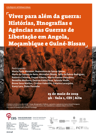 Bridging the Divide: Histories, Ethnographies and Agencies in the Liberation Wars in Angola, Mozambique and Guinea-Bissau<span id="edit_23916"><script>$(function() { $('#edit_23916').load( "/myces/user/editobj.php?tipo=evento&id=23916" ); });</script></span>