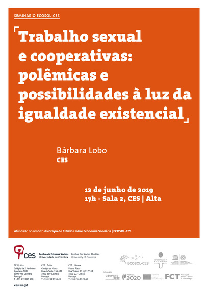 Sexual work and cooperatives: controversies and possibilities in the light of existential equality<span id="edit_25030"><script>$(function() { $('#edit_25030').load( "/myces/user/editobj.php?tipo=evento&id=25030" ); });</script></span>