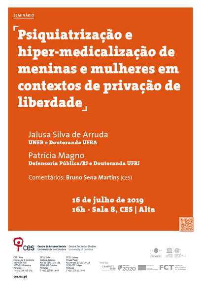 Psiquiatrização e hiper-medicalização de meninas e mulheres em contextos de privação de liberdade <span id="edit_25731"><script>$(function() { $('#edit_25731').load( "/myces/user/editobj.php?tipo=evento&id=25731" ); });</script></span>