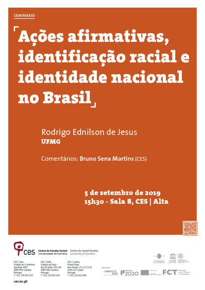 Ações afirmativas, identificação racial e identidade nacional no Brasil<span id="edit_26091"><script>$(function() { $('#edit_26091').load( "/myces/user/editobj.php?tipo=evento&id=26091" ); });</script></span>