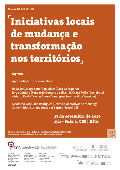 Iniciativas locais de mudança e transformação nos territórios<span id="edit_26283"><script>$(function() { $('#edit_26283').load( "/myces/user/editobj.php?tipo=evento&id=26283" ); });</script></span>