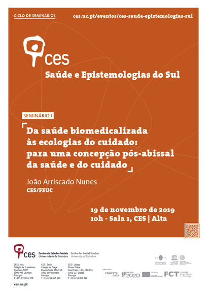 Da saúde biomedicalizada às ecologias do cuidado: para uma concepção pós-abissal da saúde e do cuidado<span id="edit_26548"><script>$(function() { $('#edit_26548').load( "/myces/user/editobj.php?tipo=evento&id=26548" ); });</script></span>