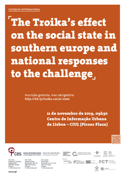 The Troika’s effect on the social state in southern europe and national responses to the challenge<span id="edit_26886"><script>$(function() { $('#edit_26886').load( "/myces/user/editobj.php?tipo=evento&id=26886" ); });</script></span>
