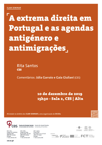 A extrema direita em Portugal e as agendas antigénero e antimigrações<span id="edit_27024"><script>$(function() { $('#edit_27024').load( "/myces/user/editobj.php?tipo=evento&id=27024" ); });</script></span>