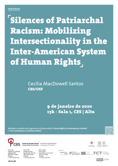 Silences of Patriarchal Racism: Mobilizing Intersectionality in the Inter-American System of Human Rights<span id="edit_27476"><script>$(function() { $('#edit_27476').load( "/myces/user/editobj.php?tipo=evento&id=27476" ); });</script></span>