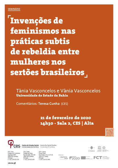 Inventions of feminisms in subtle rebellious practices among women in the Brazilian Sertões<span id="edit_27892"><script>$(function() { $('#edit_27892').load( "/myces/user/editobj.php?tipo=evento&id=27892" ); });</script></span>
