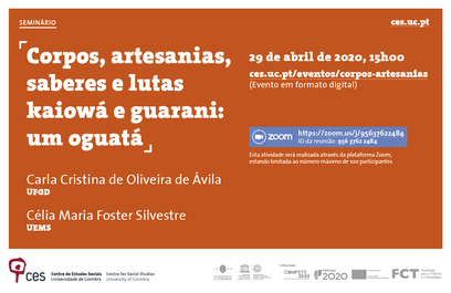 Bodies, artisanships, knowledges and struggles kaiowá and guarani: an oguatá<span id="edit_29034"><script>$(function() { $('#edit_29034').load( "/myces/user/editobj.php?tipo=evento&id=29034" ); });</script></span>