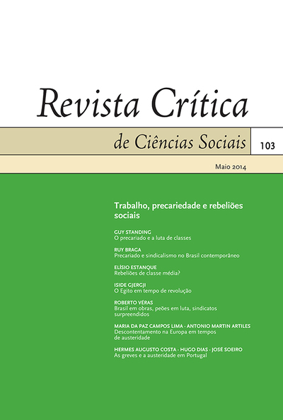 Trabalho, precariedade e rebeliões sociais