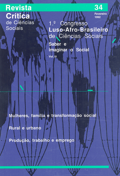 O rural e o urbano
Produção, trabalho e emprego
Mulheres, família e transformação social